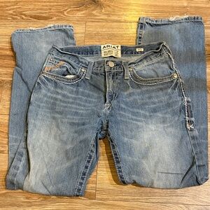 Ariat Men's Relaxed Fit Light Blue Jeans